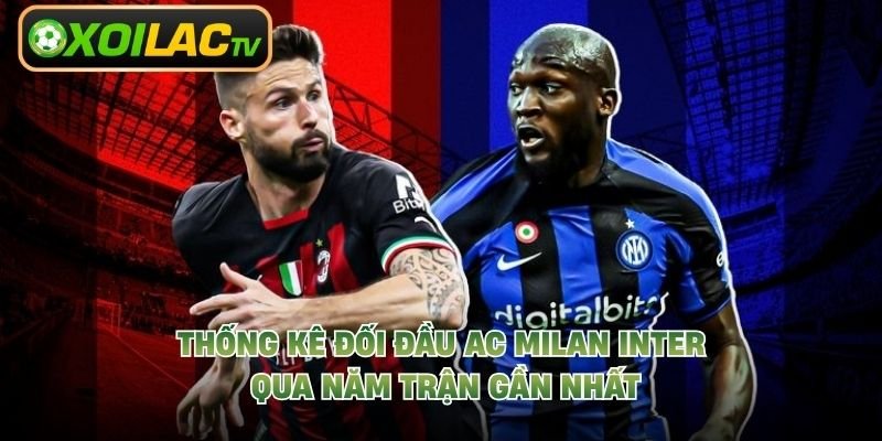 Thống Kê Đối Đầu AC Milan Inter – Qua Năm Trận Gần Nhất